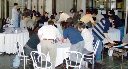 Participantes en el Workshop Lego Lean Game
